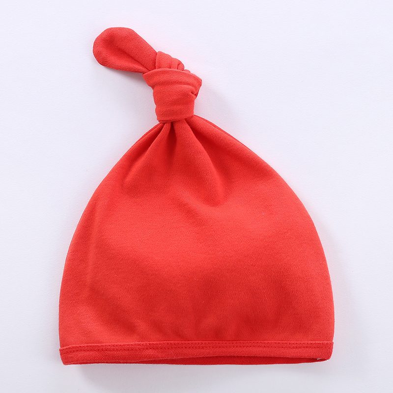 Cotton Red Baby Cap 1 - Minitaq baby kids clothes dress