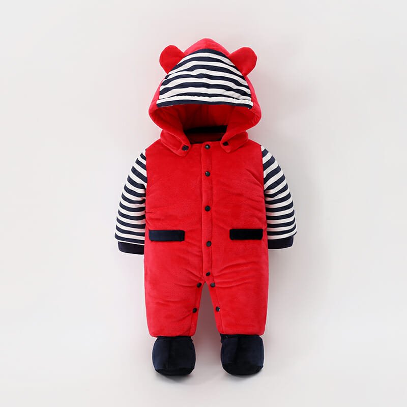 Naughty Monkey Red Winter Romper 1 - Minitaq baby kids clothes dress