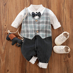 Casual Smart Checkered Baby Dress 1 - Minitaq baby kids clothes dress