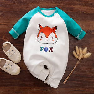 Cute Little Fox Baby Romper 1 - Minitaq baby kids clothes dress