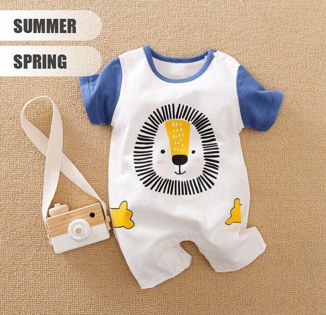 Cute Lion Hug Summer Romper 2 - Minitaq baby kids clothes dress