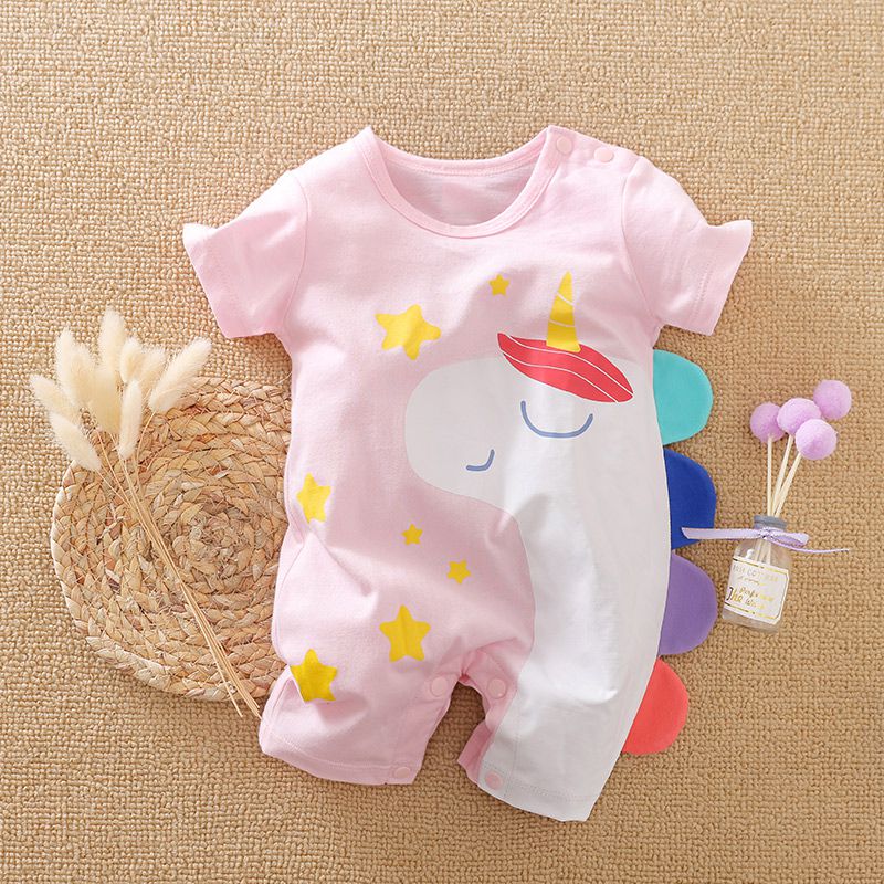 Adorable Unicorn Pink Girl Dress 1 - Minitaq baby kids clothes dress