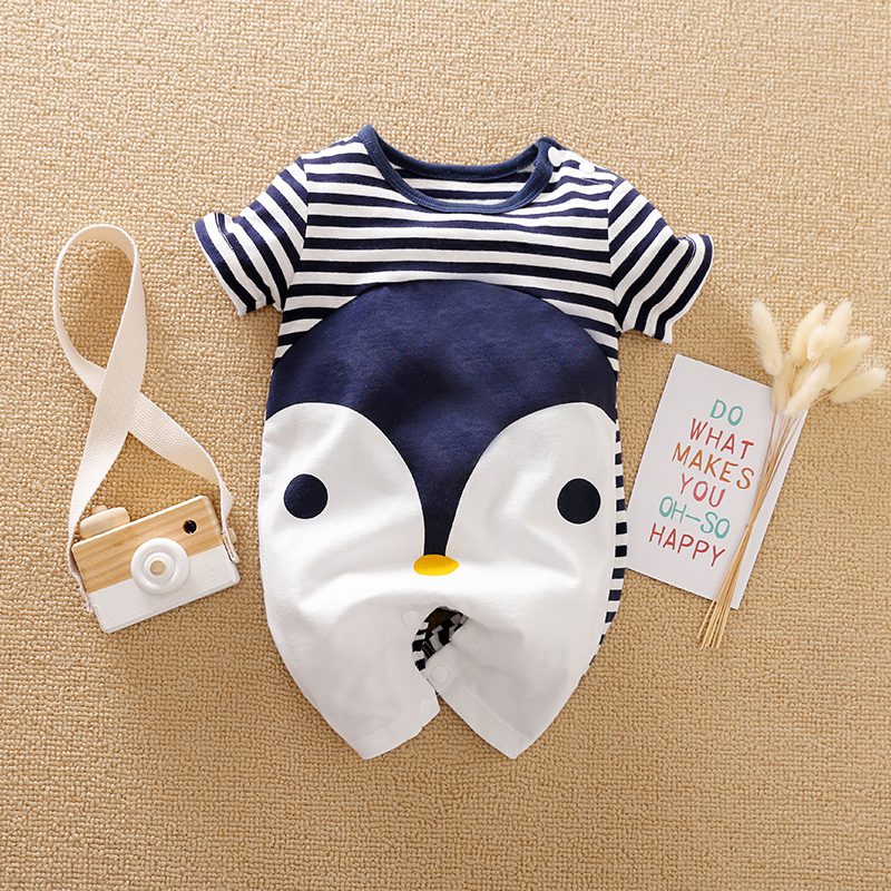 Modish Penguin Half Sleeve Romper 1 - Minitaq baby kids clothes dress