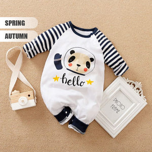 Hello Space Panda Casual Baby Romper 2 - Minitaq baby kids clothes dress