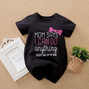 Can Do Baby Girl Black Romper 1 - Minitaq baby kids clothes dress