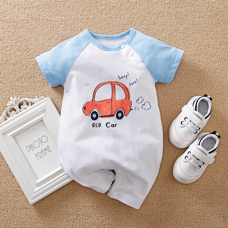 Car Beep Casual Baby Romper 1 - Minitaq baby kids clothes dress