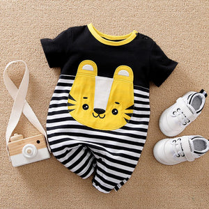 Cute Little Tiger Baby Cotton Romper 1 - Minitaq baby kids clothes dress