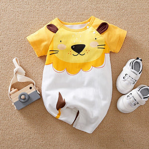 Stylish Cute Lion Baby Romper 1 - Minitaq baby kids clothes dress