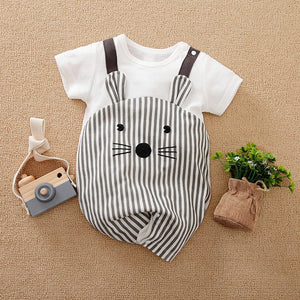 Modern Stylish Cartoon Baby Romper 1 - Minitaq baby kids clothes dress