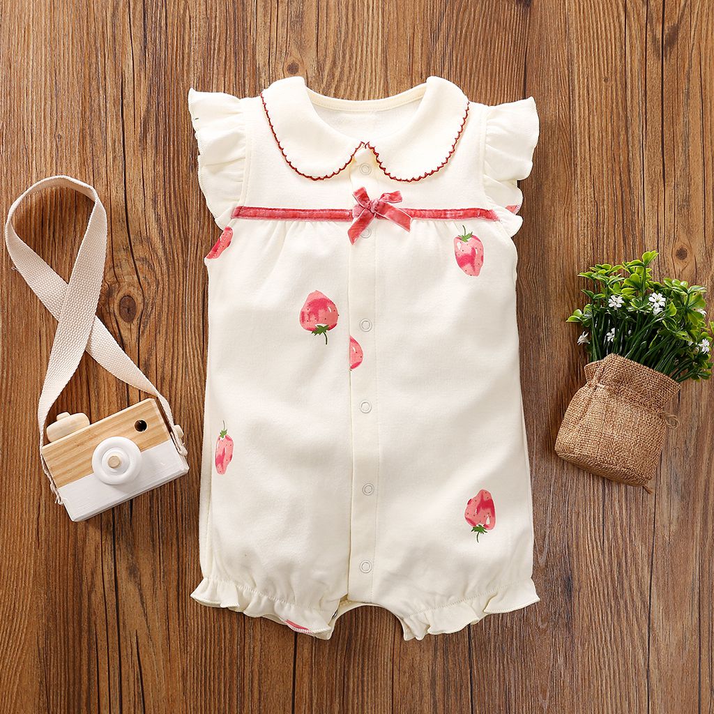 Modern Summer Light Yellow Stylish Girl Romper 1 - Minitaq baby kids clothes dress