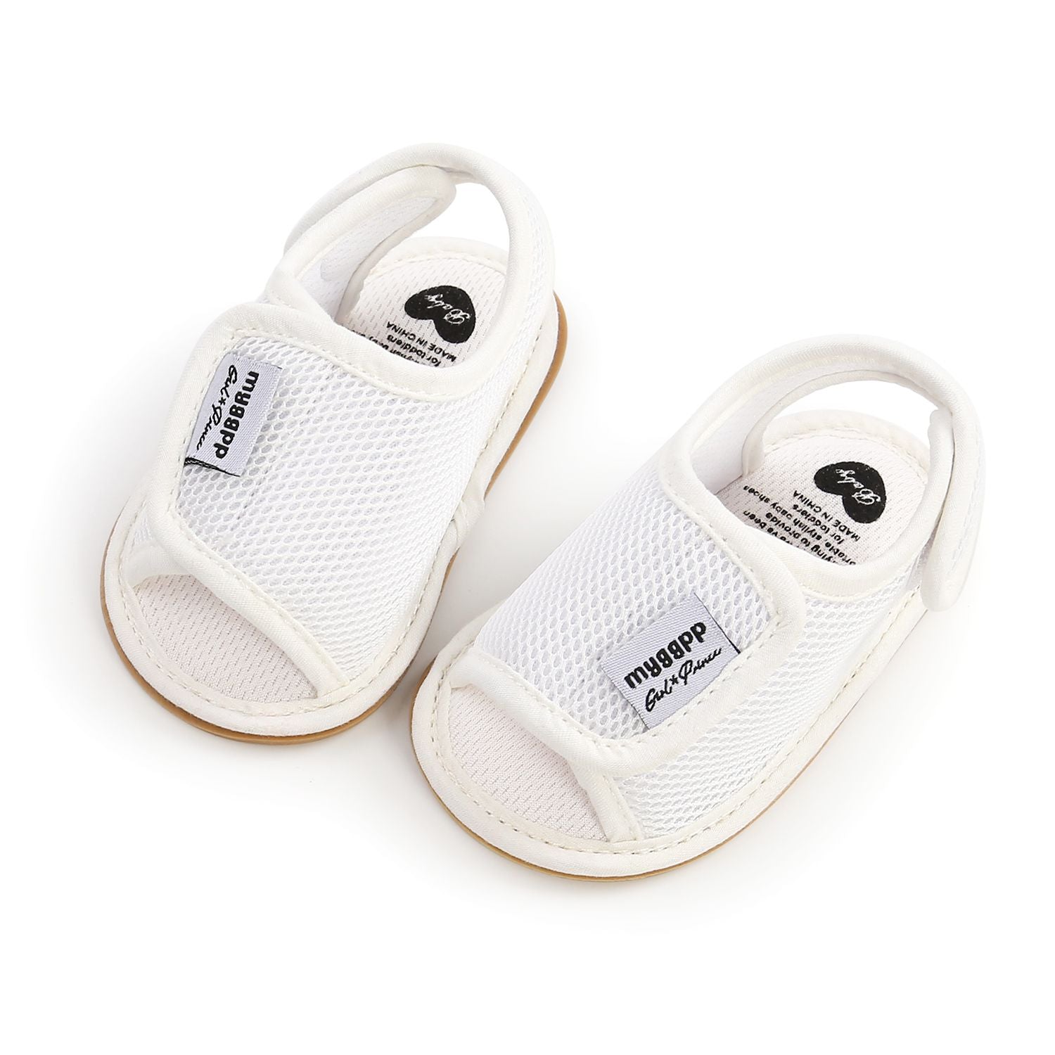 Soft White Breathable Mesh Baby Sandal 2 - Minitaq baby kids clothes dress