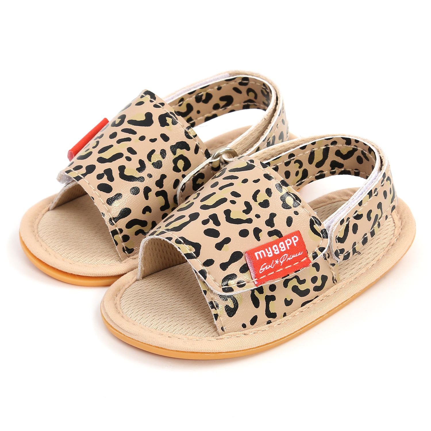 Leopard Design Baby Summer Sandals 1 - Minitaq baby kids clothes dress