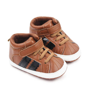 Brown Lace N Hook Style Baby Shoes 1 - Minitaq baby kids clothes dress