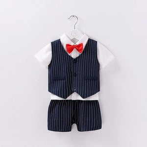 Summer 3pc Baby Formal Suit 1 - Minitaq baby kids clothes dress