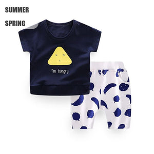 Casual Summer Blue Shirt And Pyjama Set 2 - Minitaq baby kids clothes dress