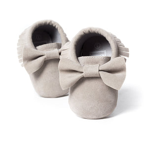 Fancy Gray Tassel Nubuck Baby Shoes 3 - Minitaq baby kids clothes dress