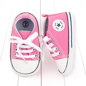 Pink Converse Casual Lace Up Baby Shoes 3 - Minitaq baby kids clothes dress