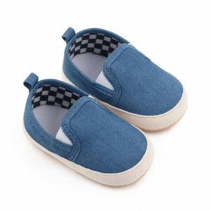 Blue Breathable Slip-On Baby Boat Style Shoes 1 - Minitaq baby kids clothes dress