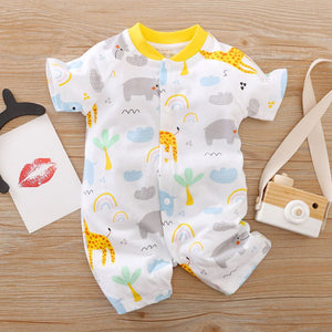 Summer Light Colors Animal Baby Romper 1 - Minitaq baby kids clothes dress