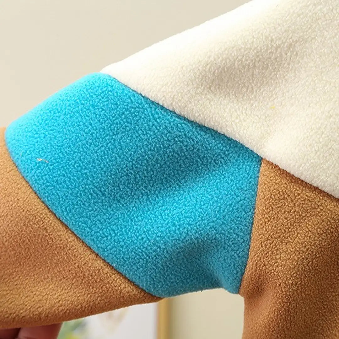 Beige Brown N Blue Color Block Jacket - Minitaq baby kids clothes dress