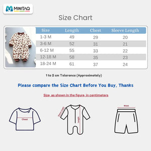 Elegant Brown Patterned Baby Romper 10 - Minitaq baby kids clothes dress