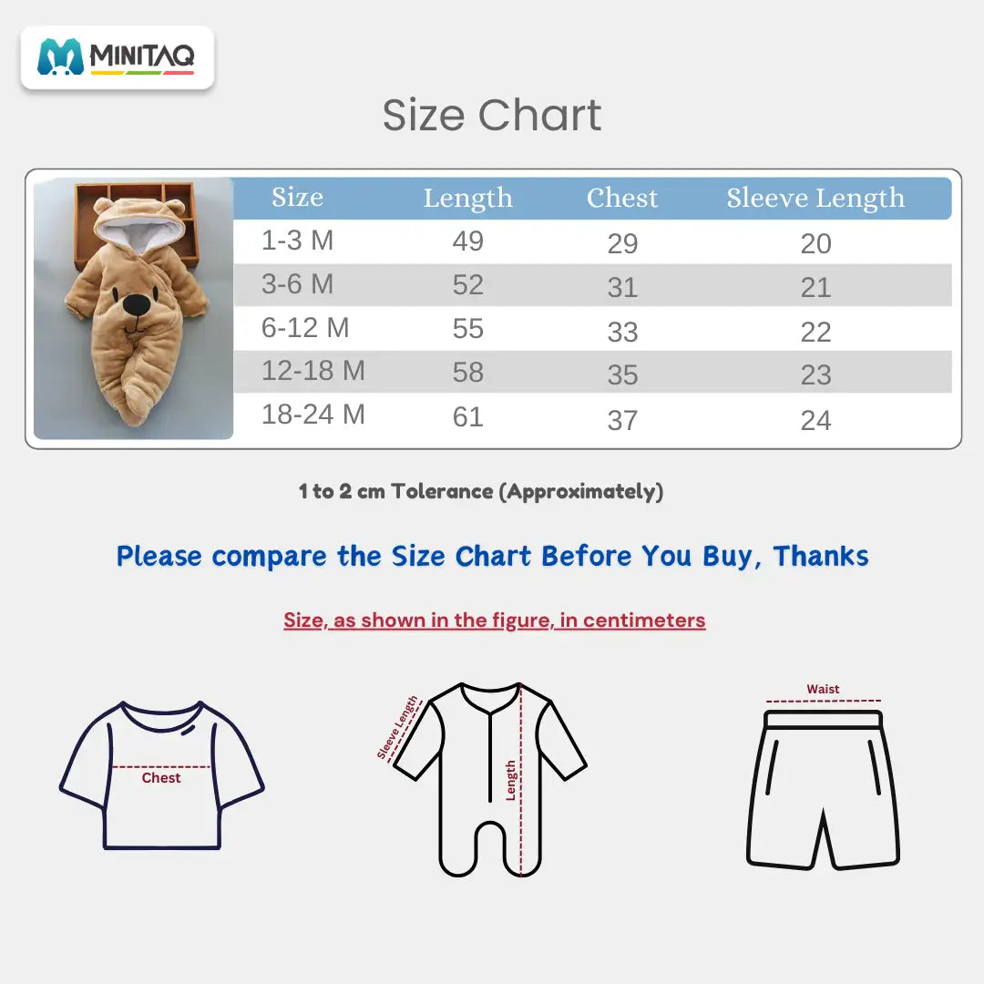 Light Brown Cartoon Bear Hooded Romper 12 - Minitaq baby kids clothes dress