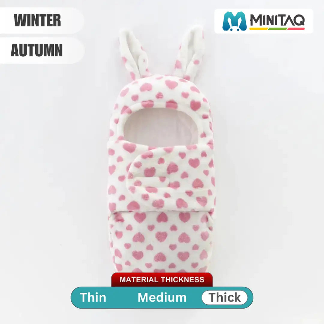 Heart Patterned Bunny Ear Style Baby Romper 14 - Minitaq baby kids clothes dress