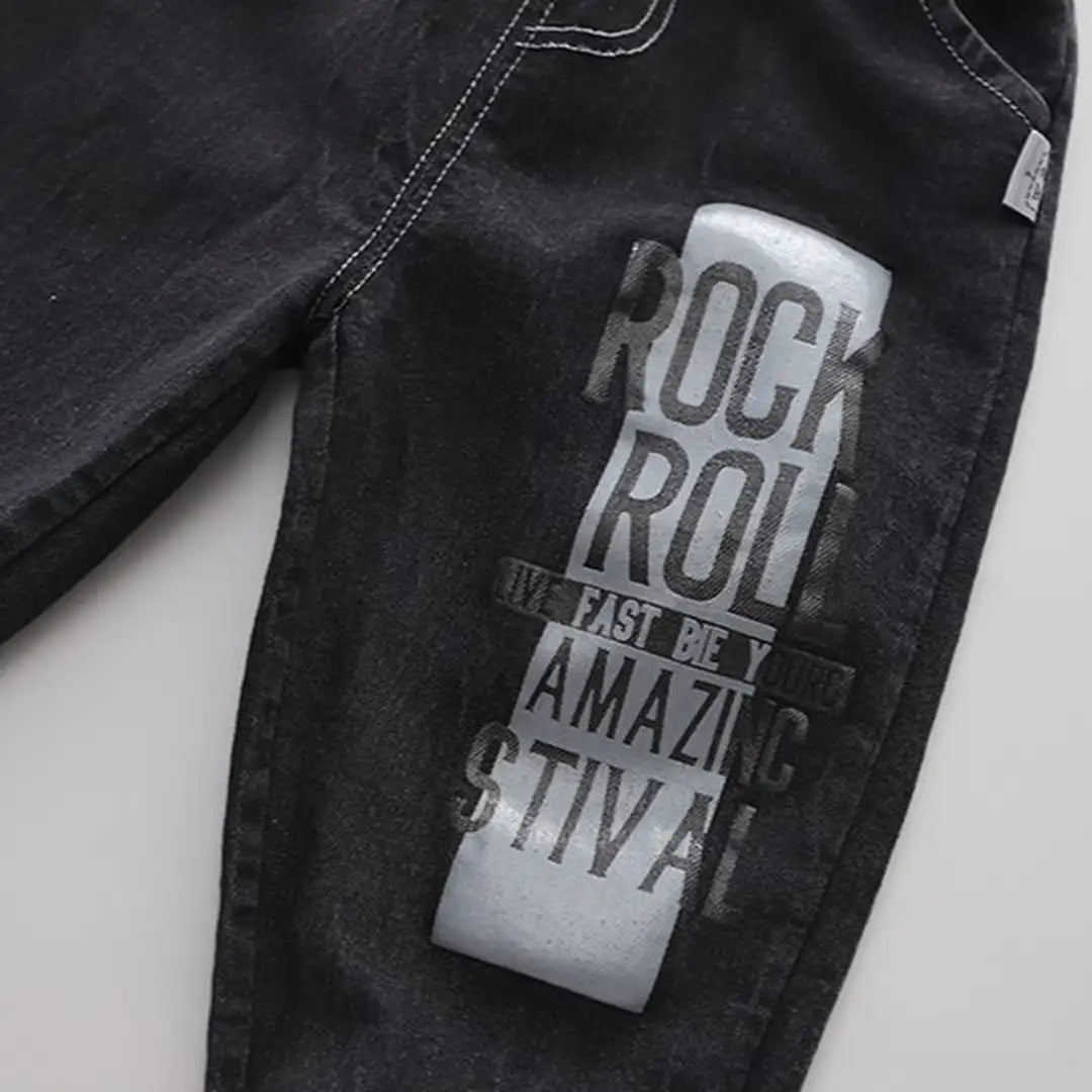 Warm Comfy White Hooded Zipper Jacket With Black Denim Set - Minitaq baby kids clothes dress