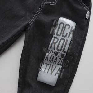 Warm Comfy White Hooded Zipper Jacket With Black Denim Set - Minitaq baby kids clothes dress