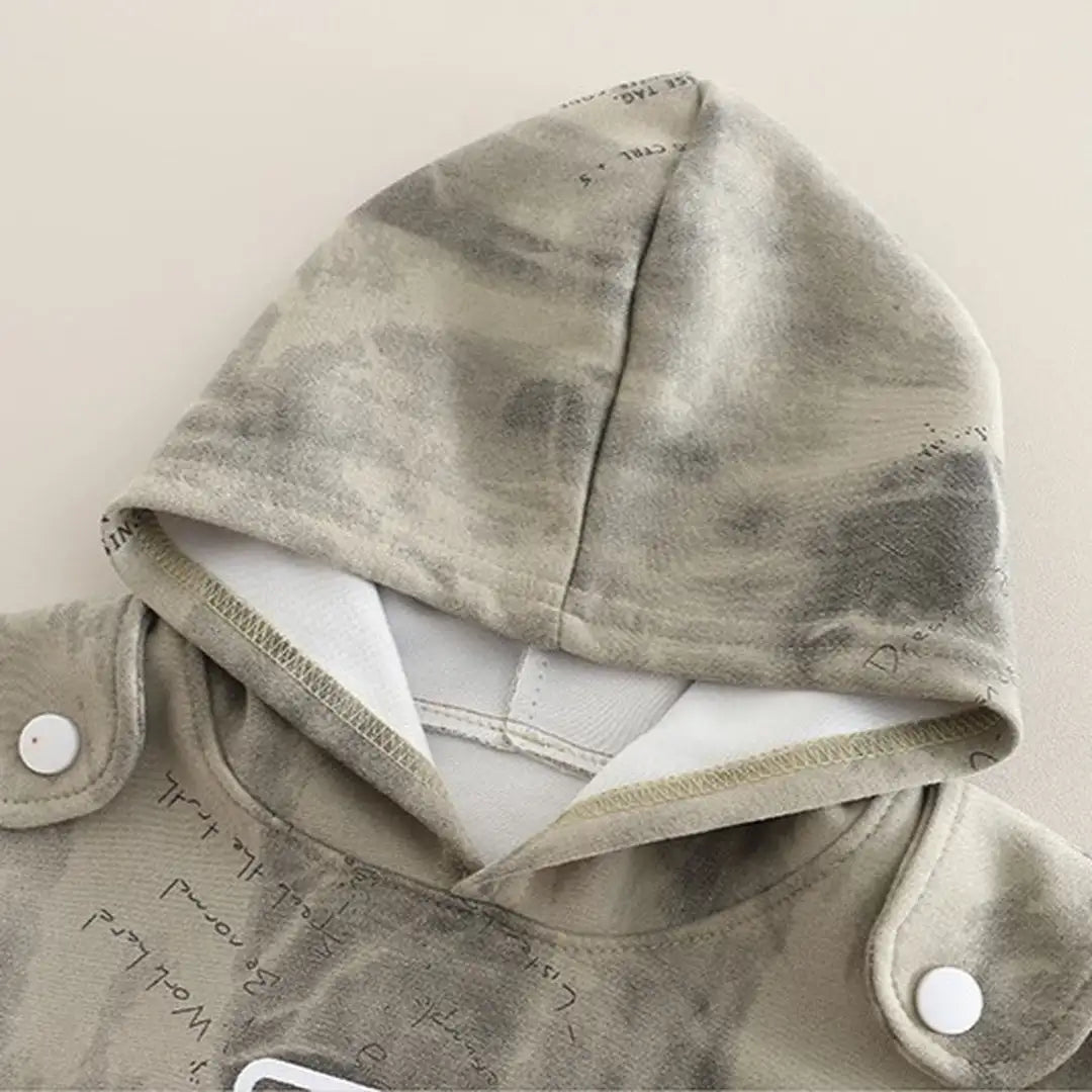 Rugged Fashion Army Green 2pc Terry Hoodie Jogger Set - Minitaq baby kids clothes dress