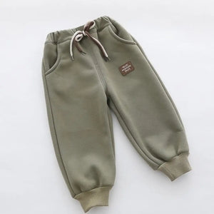 Brown Panda Hooded Jacket N Khaki Drawstring Pants - Minitaq baby kids clothes dress