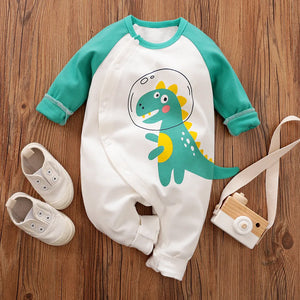 Happy Dino Casual Baby Romper 1 - Minitaq baby kids clothes dress