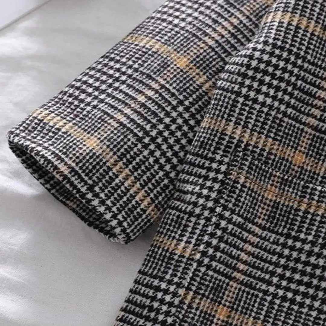 Classic Plaid Wool Blend Jacket Coat - Minitaq baby kids clothes dress