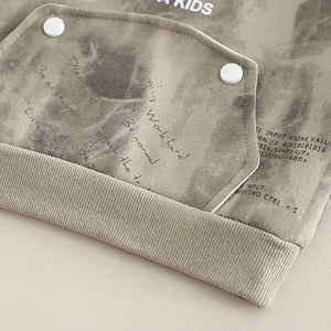 Rugged Fashion Army Green 2pc Terry Hoodie Jogger Set - Minitaq baby kids clothes dress