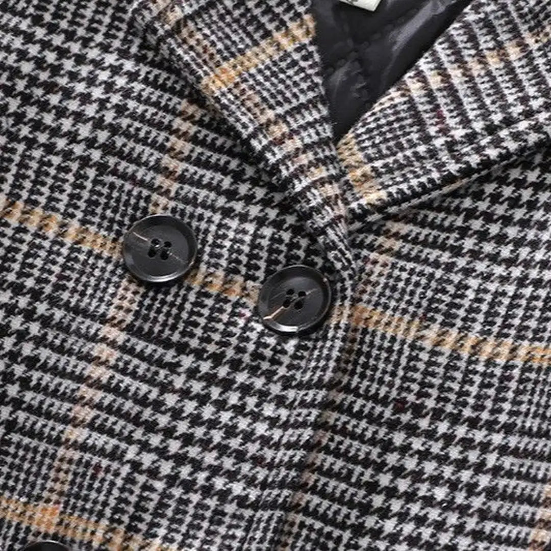 Classic Plaid Wool Blend Jacket Coat - Minitaq baby kids clothes dress