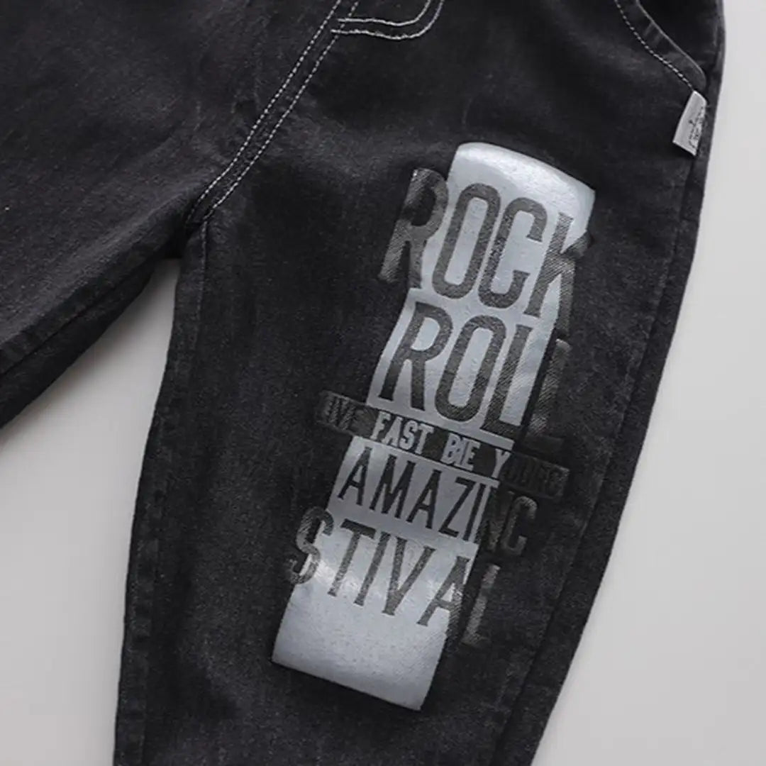 Warm Comfy Blue Hooded Zipper Jacket With Black Jeans Set - Minitaq baby kids clothes dress