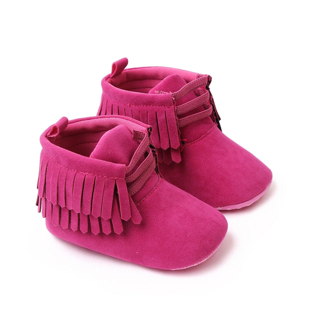 Trendy Shocking Pink High Ankle Baby Shoes 1 - Minitaq baby kids clothes dress