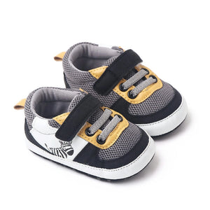 Modern Zebra Style with Breathable Mesh Baby Sneakers 1 - Minitaq baby kids clothes dress