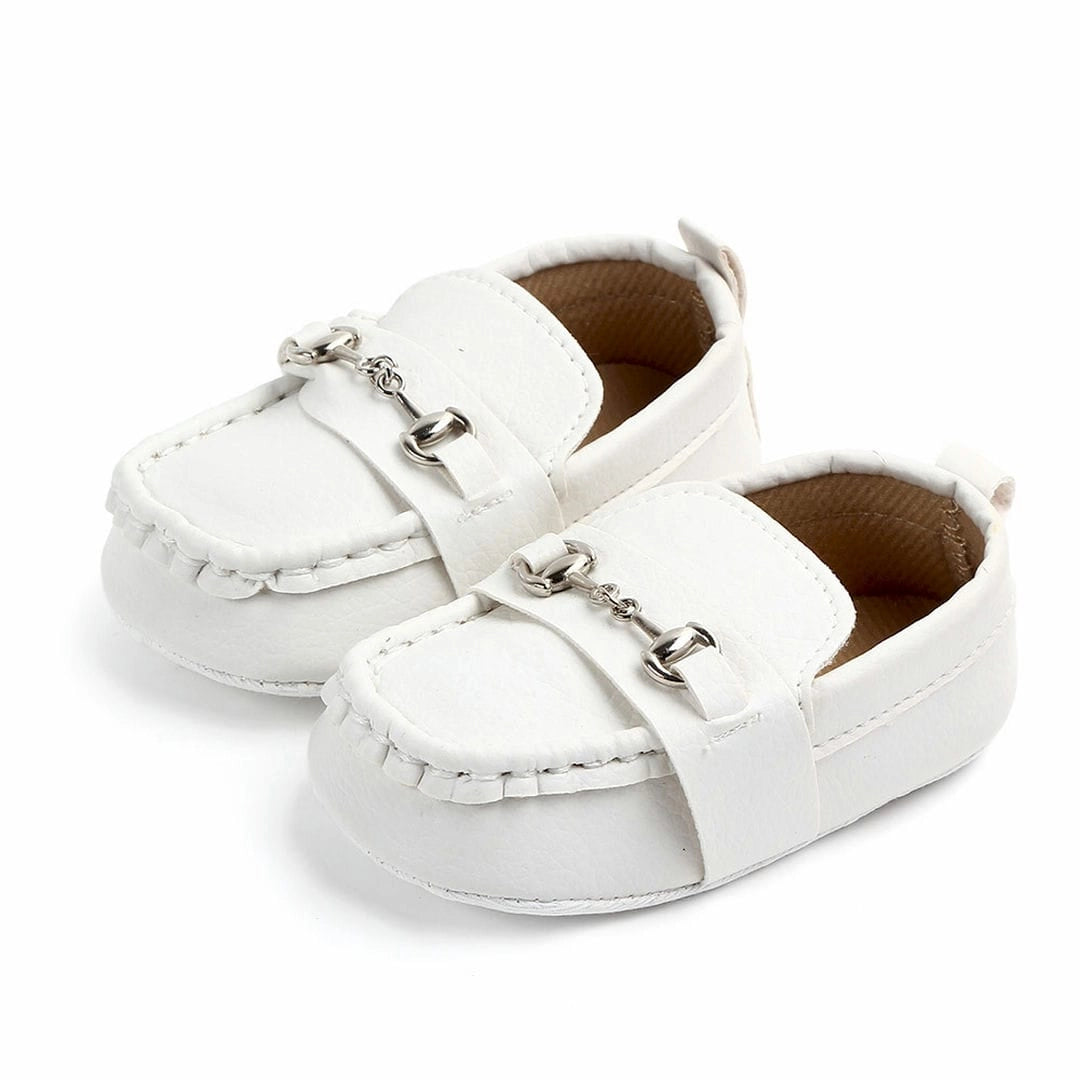 Soft PU Leather White Baby Shoes 1 - Minitaq baby kids clothes dress