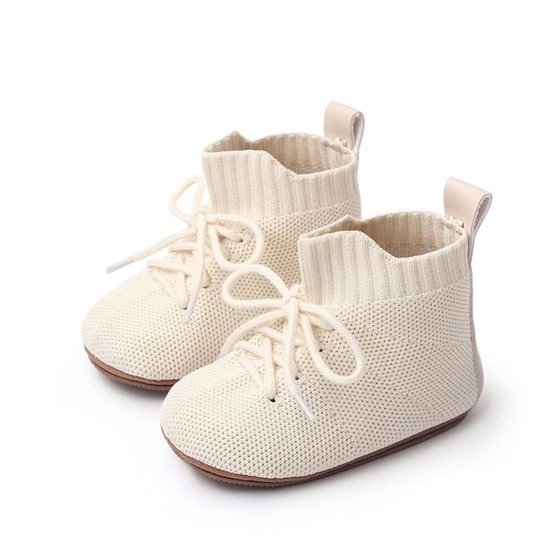 Dainty Soft White Breathable Baby Shoes 1 - Minitaq baby kids clothes dress