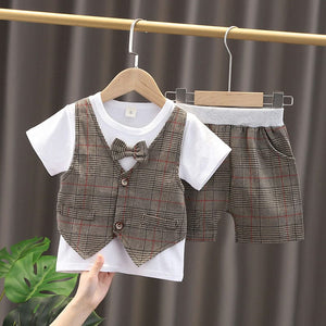 Formal Brown Summer Dress For Kids 1 - Minitaq baby kids clothes dress