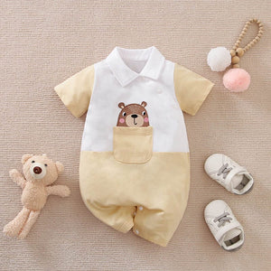 Pocket Peek Summer Baby Romper 1 - Minitaq baby kids clothes dress