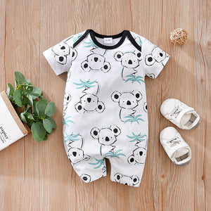 Casual Cotton Baby Romper With Kuala Pattern 1 - Minitaq baby kids clothes dress