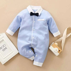 The Cool Blue Formal Baby Romper 1 - Minitaq baby kids clothes dress