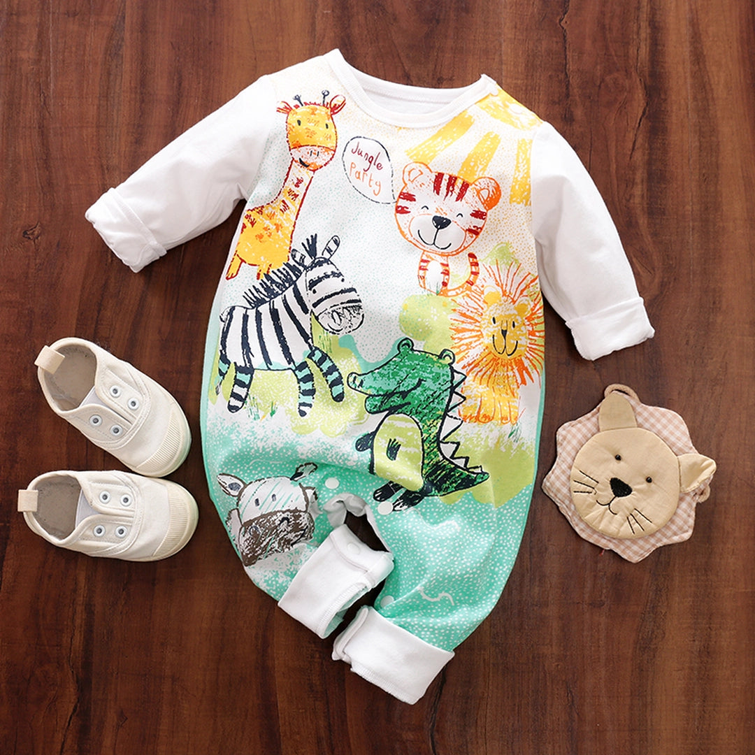 Fun With Animals Full Sleeves 1 - Minitaq baby kids clothes dress