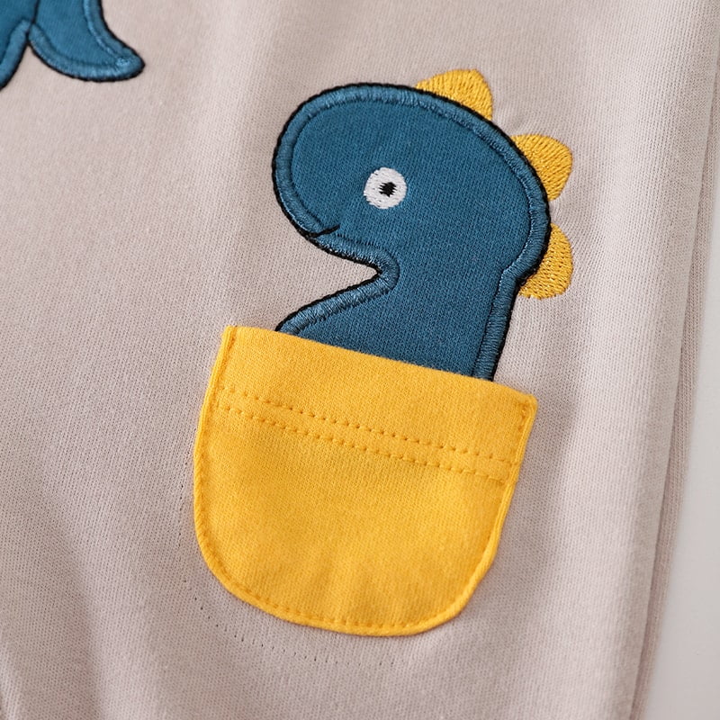 Dinosaur Stylish Baby Cotton Romper 4 - Minitaq baby kids clothes dress