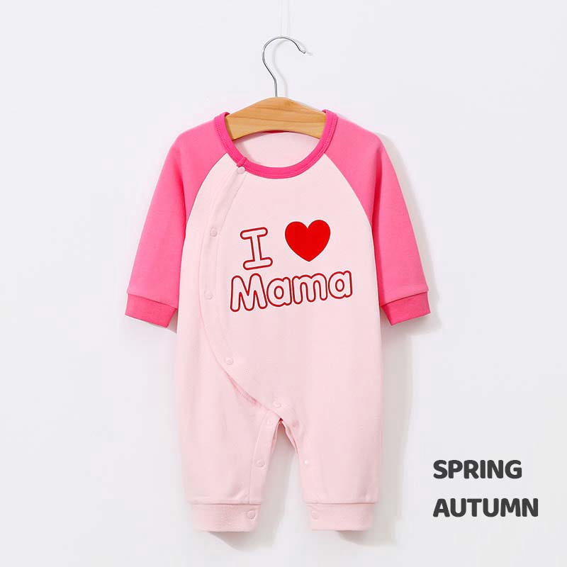 Sweet I love Mama Pink Romper 2 - Minitaq baby kids clothes dress