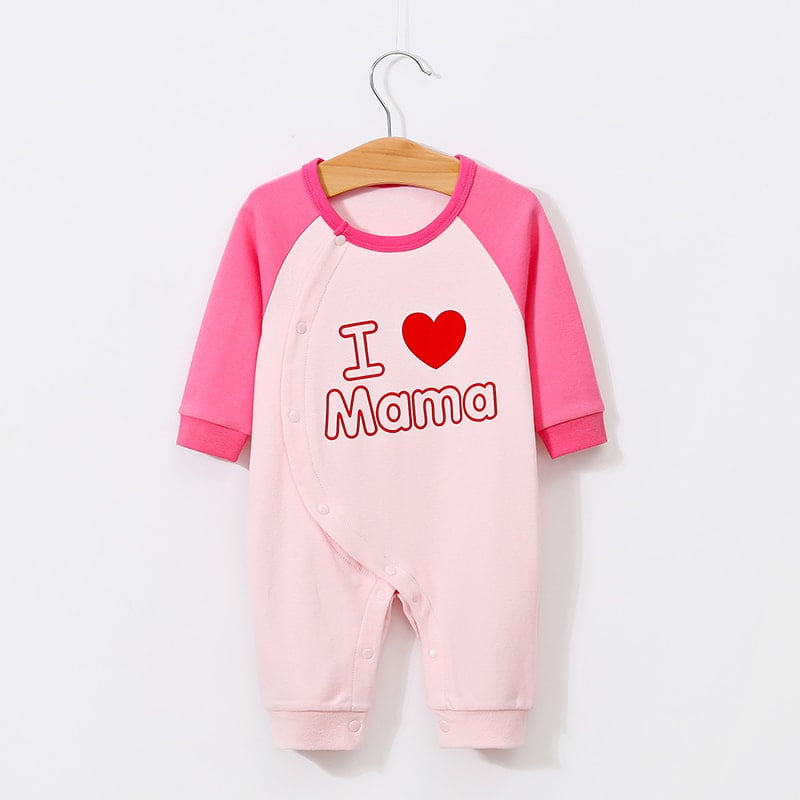 Sweet I love Mama Pink Romper 1 - Minitaq baby kids clothes dress