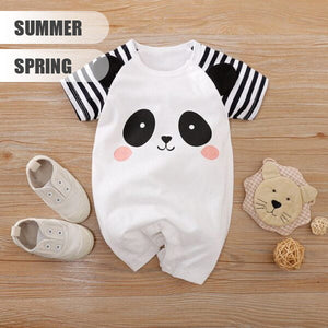 Adorable Hello Panda Summer Romper 2 - Minitaq baby kids clothes dress