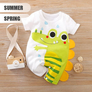 Cute Croc Comfortable Summer Romper 2 - Minitaq baby kids clothes dress